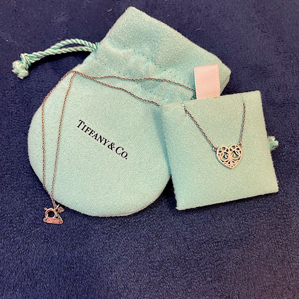 Tiffany & Co. Heart Necklace. Silver .925 necklace